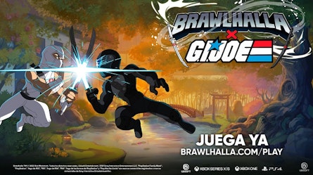 Pelea como Snake Eyes y Storm Shadow de G.I. JOE en "Brawlhalla"