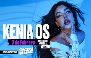 Kenia Os confirma shows en la CDMX y Monterrey