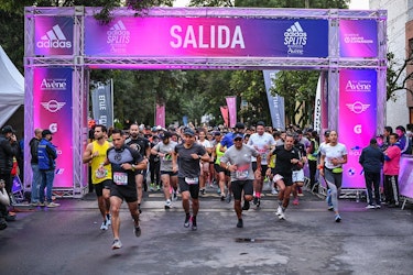 Las calles de Coyoacán fueron tomadas por miles de corredores en el adidas Split 16K