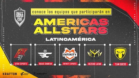 "PUBG MOBILE Americas All Stars" comienza este fin de semana