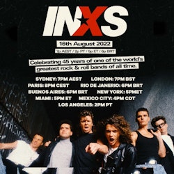 INXS celebra su 45° aniversario con un streaming en Tik Tok