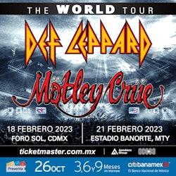 Def Leppard y Mötley Crüe harán estallar a México en 2023