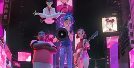 Gorillaz y su concierto de realidad  virtual