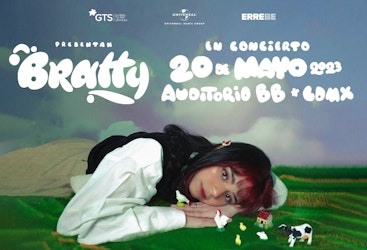 Bratty anuncia su show en el Auditorio BB de la CDMX