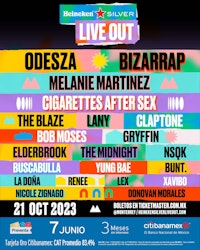 Se anuncia el lineup del Heineken Silver Live Out 2023 en Monterrey