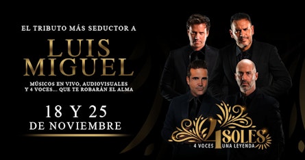 Un brillante tributo musical: 4 Soles celebran el legado de Luis Miguel