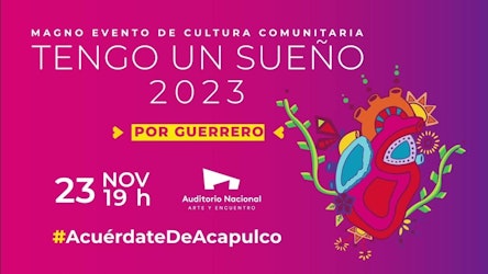 Tengo un sueño 2023 contará con escenografía comunitaria elaborada por niñas, niños y jóvenes de todo el país