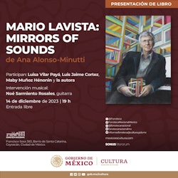 La Fonoteca Nacional invita a la presentación del libro "Mario Lavista: Mirrors of Sounds", de Ana Alonso-Minutti