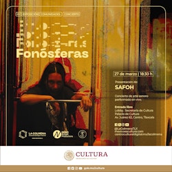 El concierto de Fonósferas, a cargo de Safoh, y el Miércoles Lúdico se presentan en el Palacio de Cultura de Tlaxcala