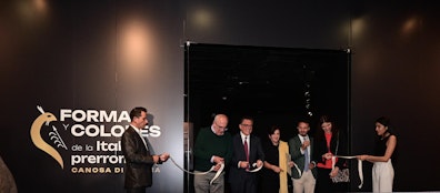 Inauguran la exposición "Formas y colores de la Italia prerromana. Canosa di Puglia", en el Museo Nacional de Antropología