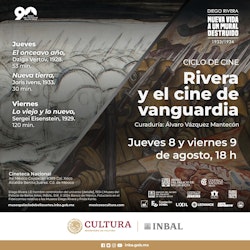 Inicia el ciclo "Rivera y el cine de vanguardia" en la Cineteca Nacional