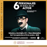 "Seis personajes en busca de un actor": Una humorística reflexión entre lo real y lo ficticio, en el Foro Alternativo del Centro Cultural Helénico