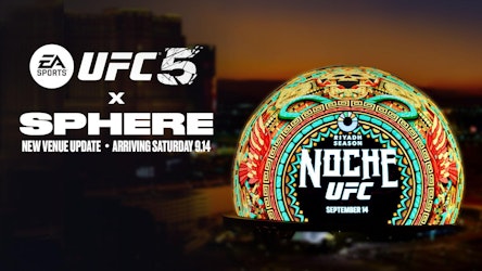 UFC 5 celebra el evento UFC 306 de este sábado, presentando a la Sphere como nuevo escenario jugable, junto con contenido y contendientes adicionales