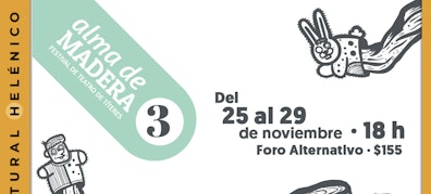 El Centro Cultural Helénico será sede del 3.er Festival de Títeres Alma de Madera