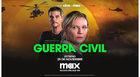 "Guerra Civil", con Wagner Moura y Kirsten Dunst, llega el 29 de noviembre a Max