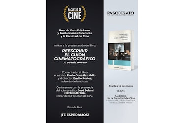 Beatriz Novaro presenta su libro "Reescribir el guión cinematográfico"