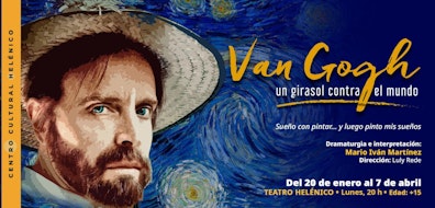 "Van Gogh, un girasol contra el mundo", Mario Iván Martínez regresa con su exitoso monólogo al Teatro Helénico