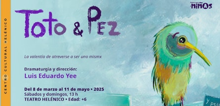 "Toto & Pez", una historia de amor y aceptación para toda la familia, llega al Centro Cultural Helénico