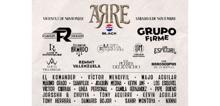 ARRE Pepsi Black presenta uno de los lineups más poderosos del regional mexicano
