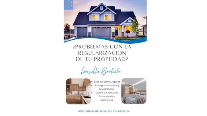 ALTERNATIVAS DE SALVACIÓN INMOBILIARIA