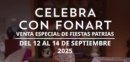Abre al público “Celebra con Fonart las fiestas patrias”