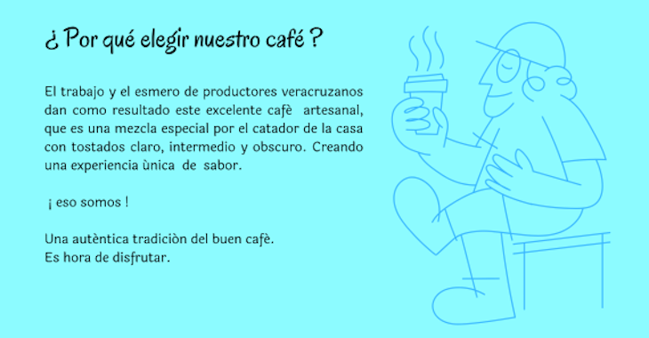SENTIMIENTO DE MÉXICO, COFFEE SHOP