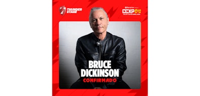 La leyenda del rock Bruce Dickinson llegará a CCXPMX26
