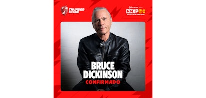 La leyenda del rock Bruce Dickinson llegará a CCXPMX26