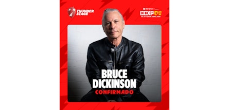 La leyenda del rock Bruce Dickinson llegará a CCXPMX26