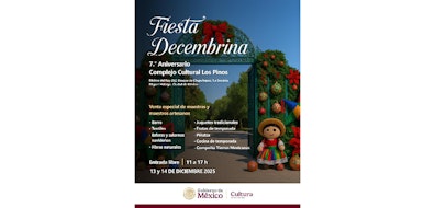 Con “Fiesta decembrina”, el Complejo Cultural Los Pinos celebra siete años