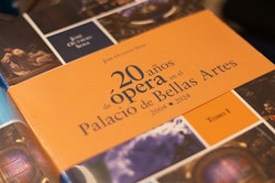 Se presenta “Veinte años de ópera en el Palacio de Bellas Artes (2004–2024)”, memoria viva del género lírico en México
