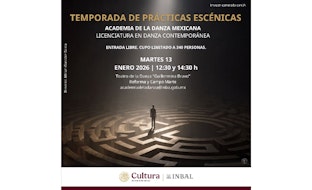 La Academia de la Danza Mexicana presenta su Temporada de Prácticas Escénicas 2026