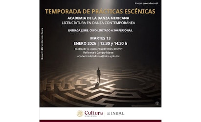 La Academia de la Danza Mexicana presenta su Temporada de Prácticas Escénicas 2026