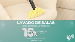 LESLIM - 15% de descuento en Lavado de Salas