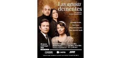 Las agujas dementes, de Jorge Volpi, llega al Teatro El Granero Xavier Rojas