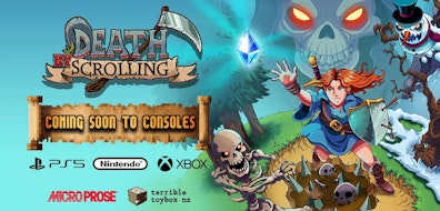 "Death By Scrolling" se lanza en Xbox, PlayStation y Nintendo Switch el 16 de abril