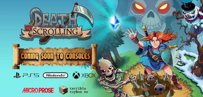 "Death By Scrolling" se lanza en Xbox, PlayStation y Nintendo Switch el 16 de abril