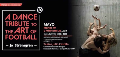 Jo Strømgren Kompani presenta “A Dance Tribute to the Art of Football” en el Teatro Julio Castillo