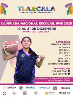 OLIMPIADA NACIONAL ESCOLAR FMB, TLAXCALA 2025