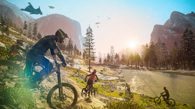 El mundo de "Riders Republic"