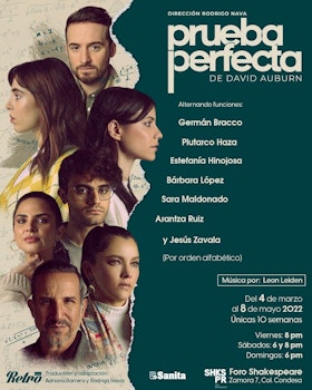 "Prueba perfecta" obra dirigida por Rodrigo Nava