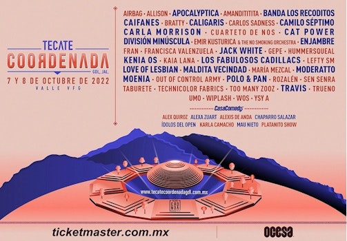 Regresa el festival más poderoso de Guadalajara: Tecate Coordenada