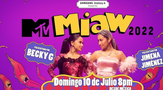 MTV Miaw 2022, coloridos y extravagantes