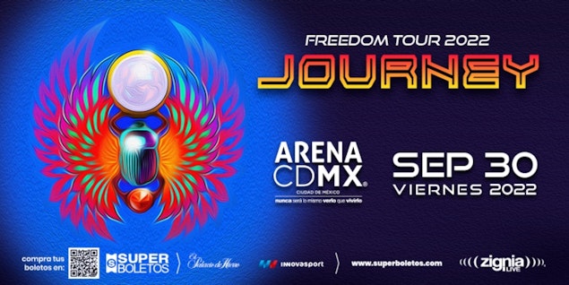 La legendaria banda Journey, se presentará en México