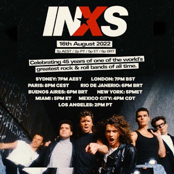 INXS celebra su 45° aniversario con un streaming en Tik Tok