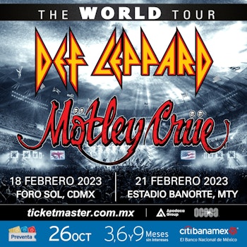 Def Leppard y Mötley Crüe harán estallar a México en 2023