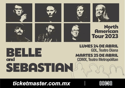 Belle and Sebastian viene a México en 2023