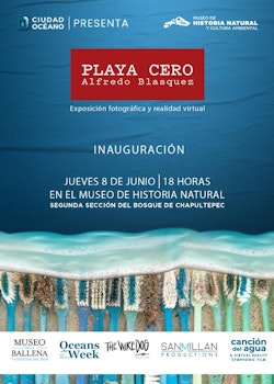 La exposición "Playa Cero" busca concientizar sobre el impacto humano en playas mexicanas