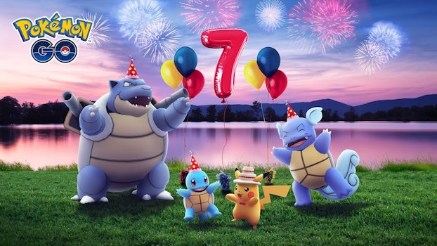 Pokémon GO celebra su séptimo aniversario con bombo y platillo