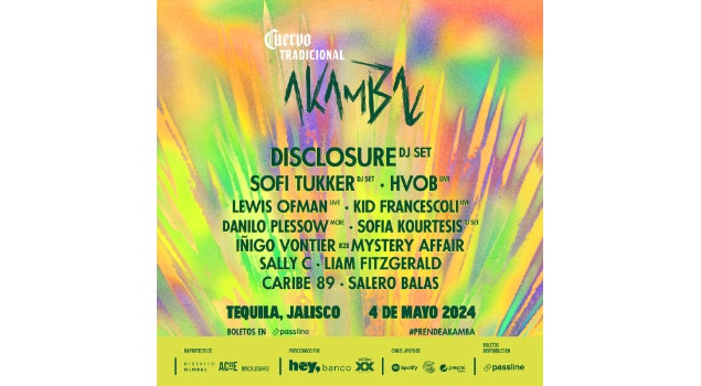 ¡Descubre el cartel del festival Akamba 2024!